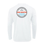 Fish hunter-White-Performance long sleeve