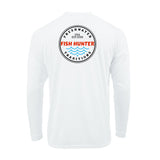 Fish hunter-White-Performance long sleeve