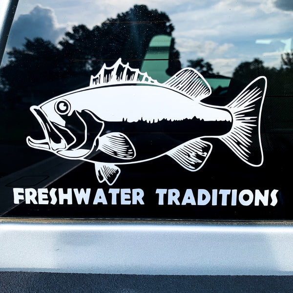 Bass decal – Freshwater Traditions