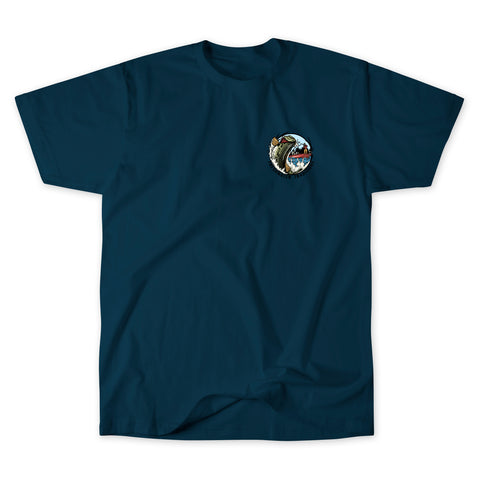 THE LAST CAST TEE -INDIGO