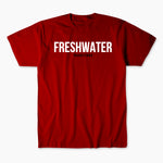 FRESHWATER TRADITIONS TEE -BLACK ON WHITE